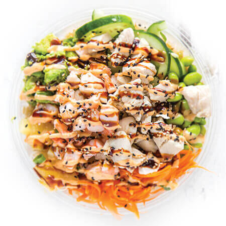 steamed chicken bowl